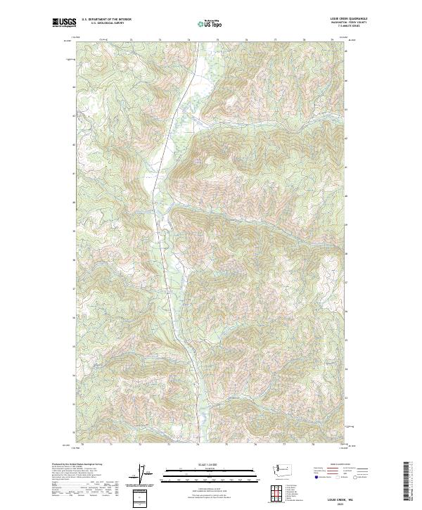 USGS Topographic Map – Louie Creek
