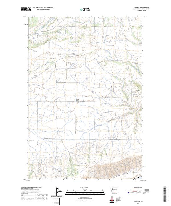 USGS Topographic Map – Luna Butte