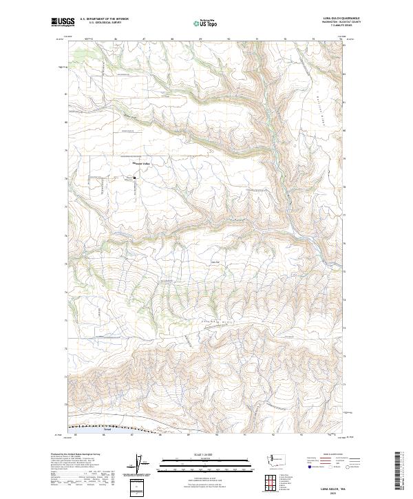 USGS Topographic Map – Luna Gulch