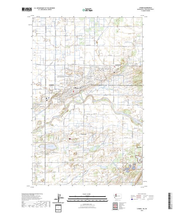 USGS Topographic Map – Lynden