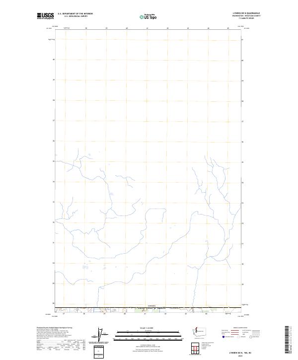 2023 Map of Lynden OE N, 2023 Print