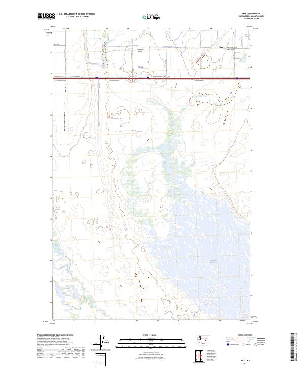 USGS Topographic Map – Mae