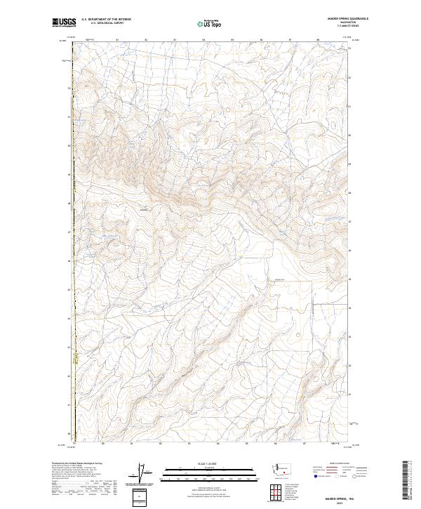 USGS Topographic Map – Maiden Spring