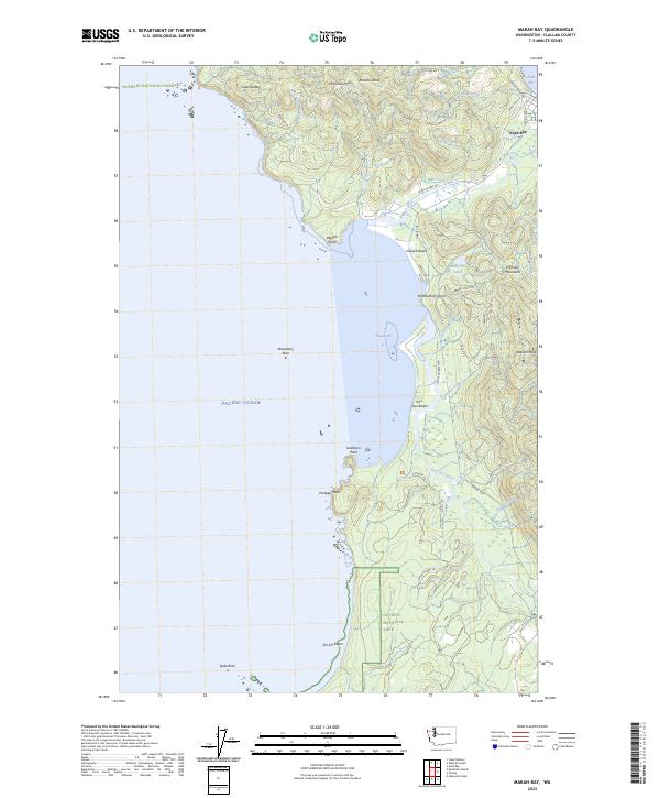 USGS Topographic Map – Makah Bay