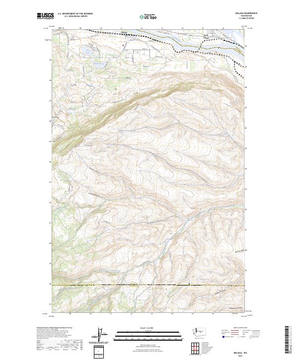 USGS Topographic Map – Malaga