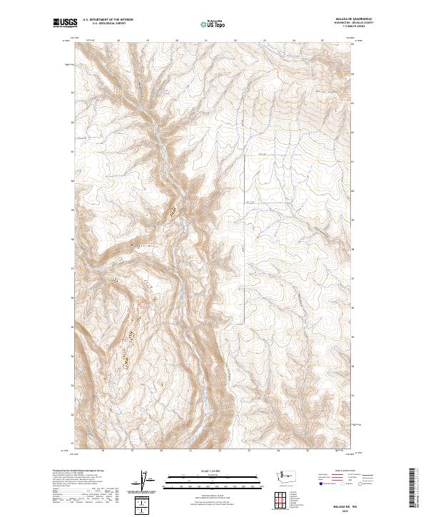 USGS Topographic Map – Malaga NE