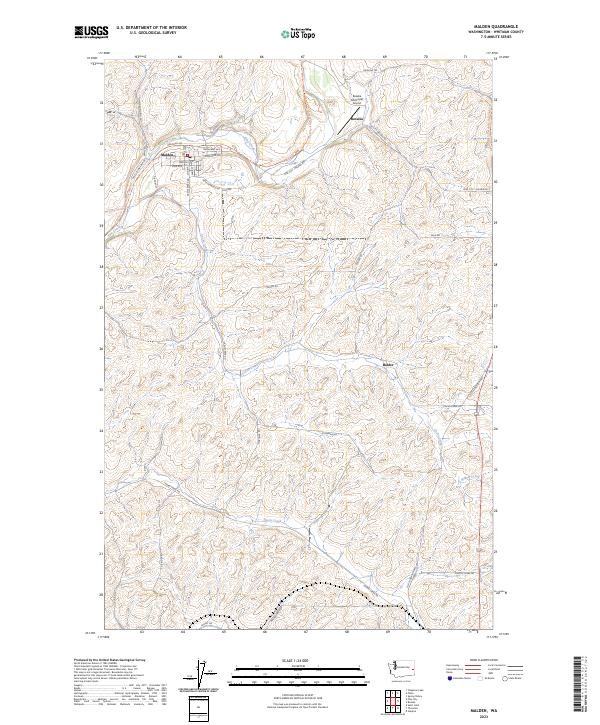 USGS Topographic Map – Malden