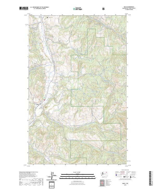 USGS Topographic Map – Malo