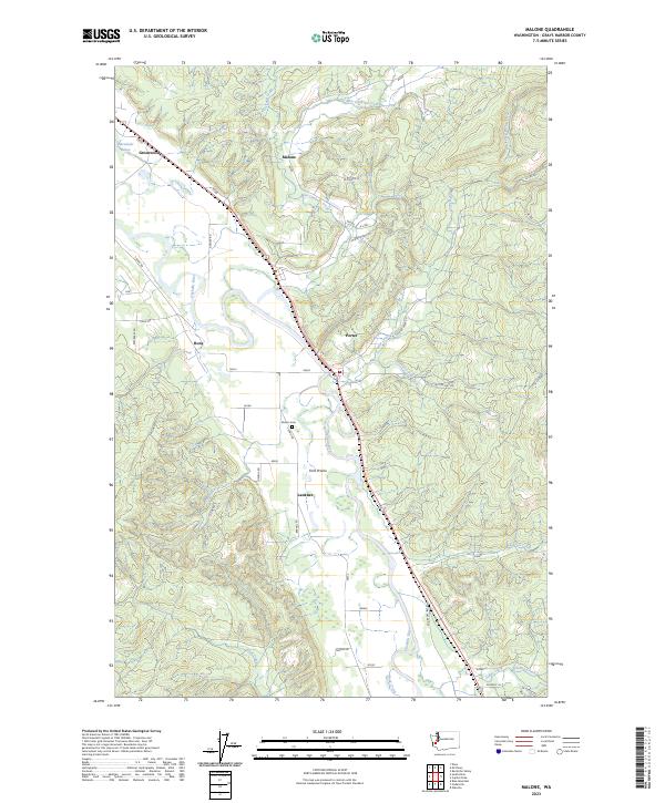 USGS Topographic Map – Malone