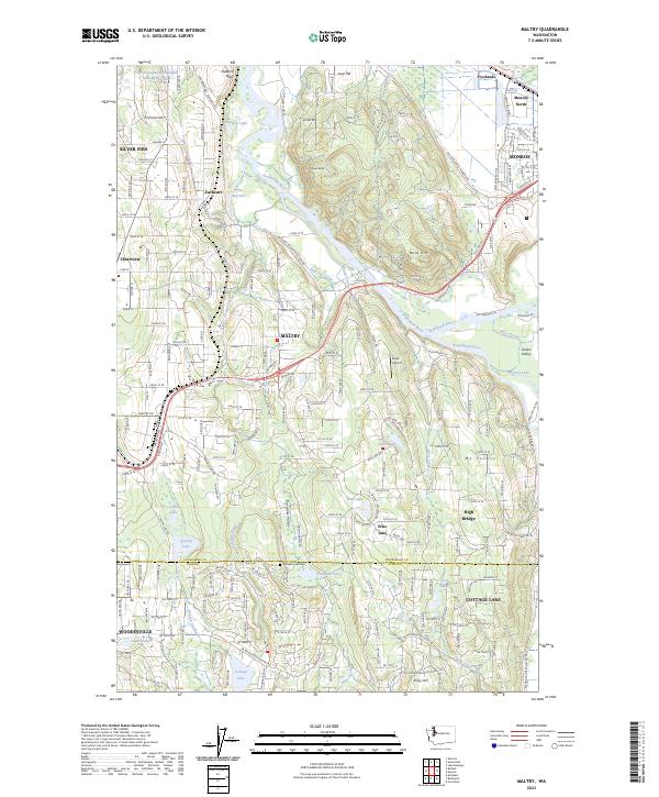 USGS Topographic Map – Maltby