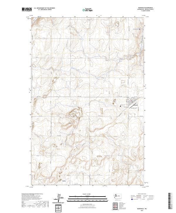 USGS Topographic Map – Mansfield