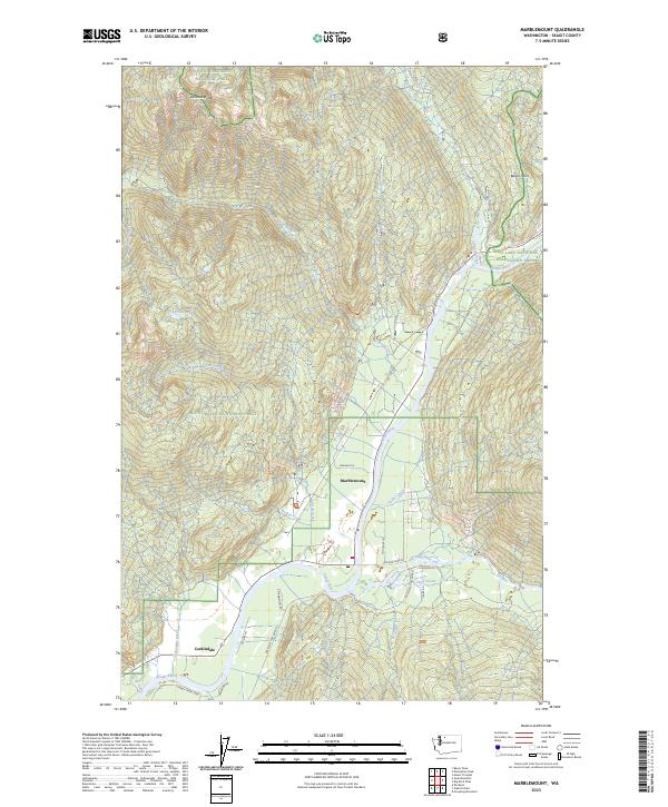 USGS Topographic Map – Marblemount