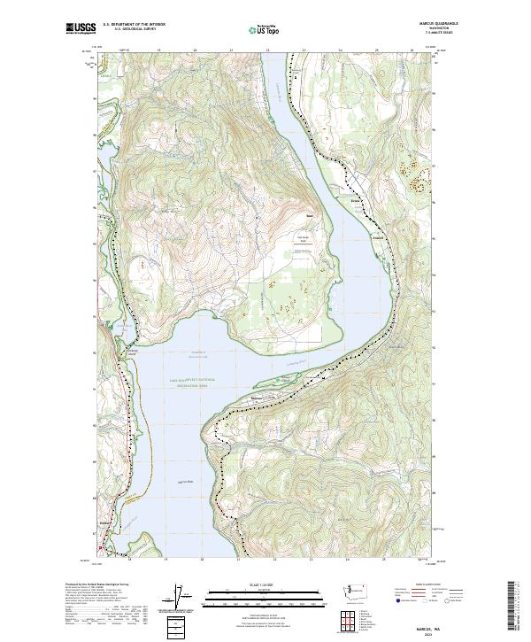 USGS Topographic Map – Marcus