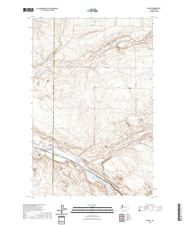USGS Topographic Map – Marlin