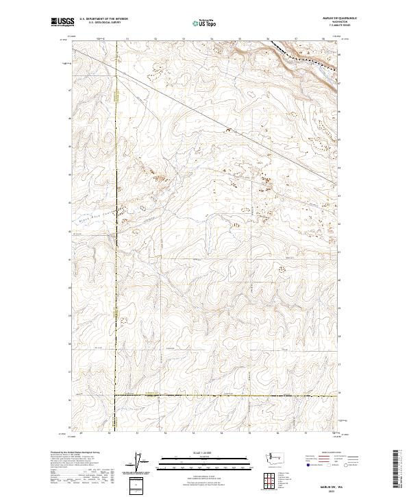 2023 Map of Marlin SW, 2023 Print
