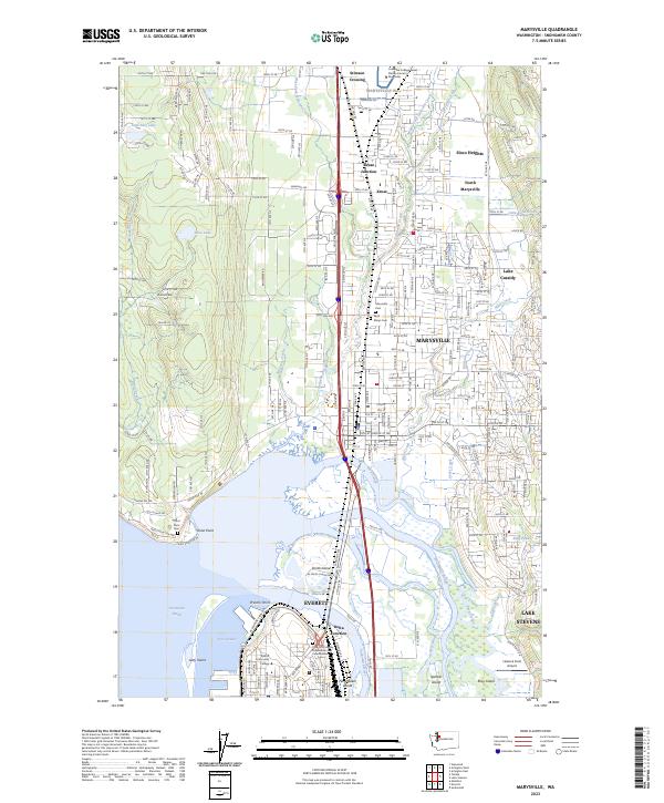 USGS Topographic Map – Marysville
