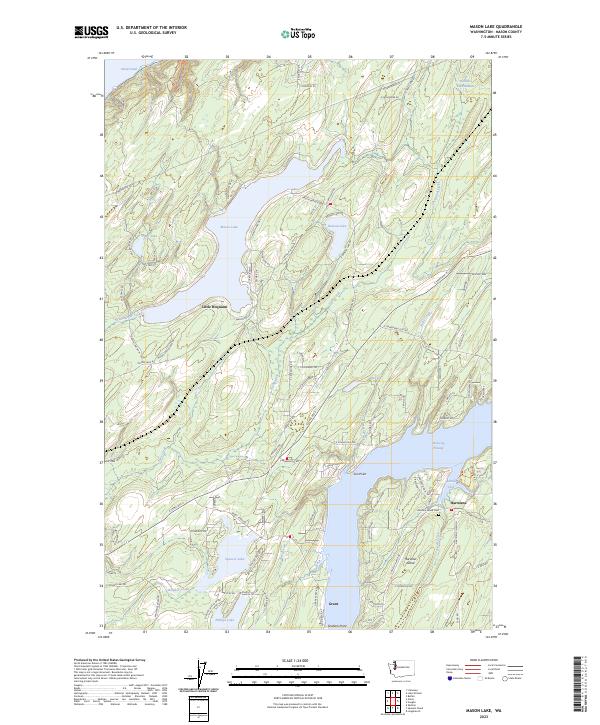 USGS Topographic Map – Mason Lake