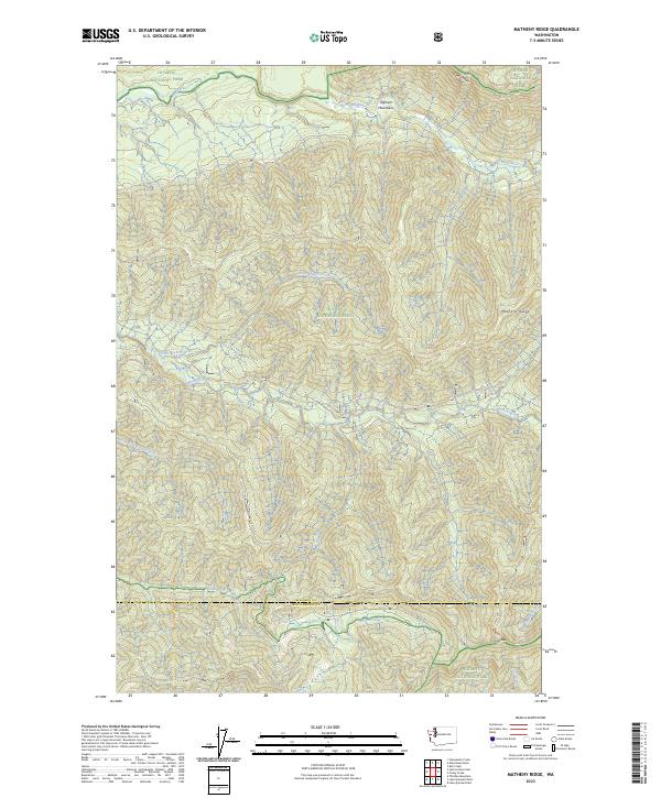 USGS Topographic Map – Matheny Ridge