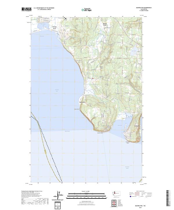 USGS Topographic Map – Maxwelton
