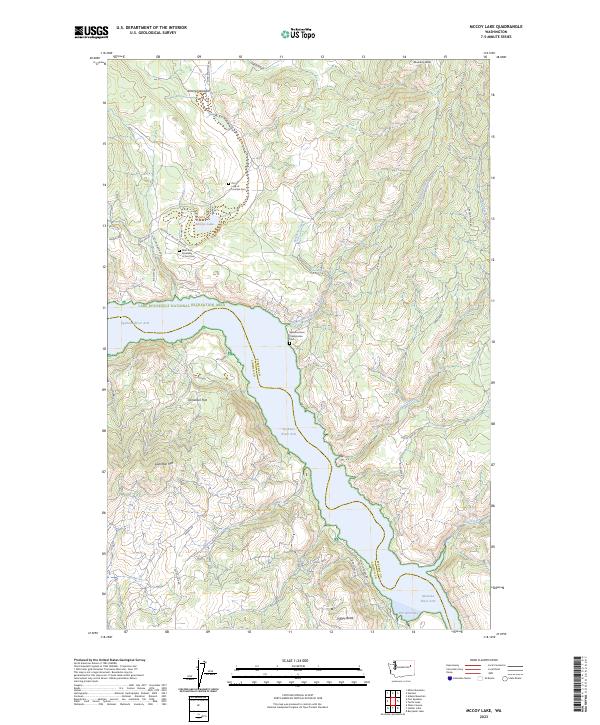 USGS Topographic Map – McCoy Lake