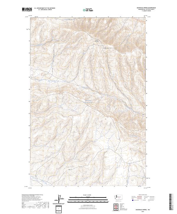 USGS Topographic Map – McDonald Spring