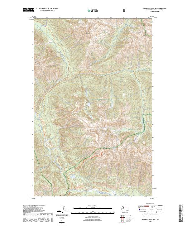 USGS Topographic Map – McGregor Mountain