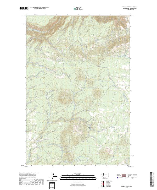 USGS Topographic Map – McKays Butte