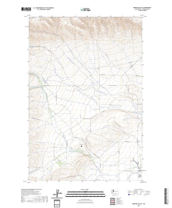 USGS Topographic Map – Medicine Valley