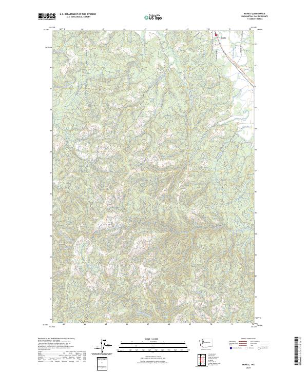 USGS Topographic Map – Menlo