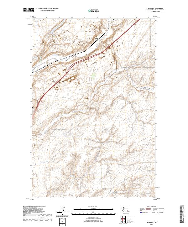 USGS Topographic Map – Mesa East