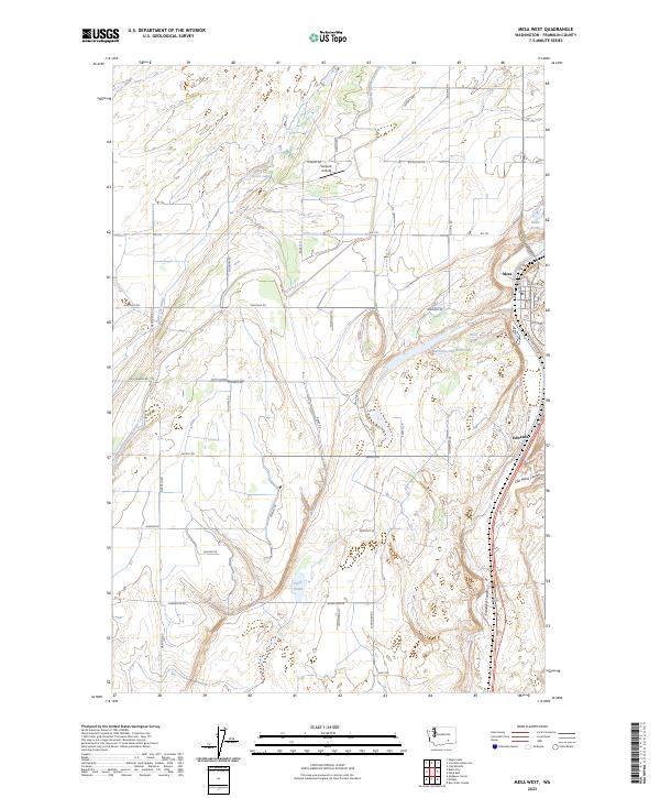 USGS Topographic Map – Mesa West