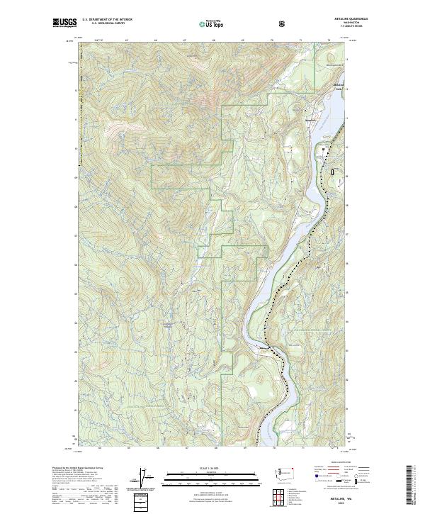 USGS Topographic Map – Metaline