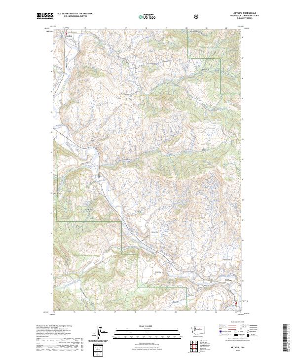 USGS Topographic Map – Methow