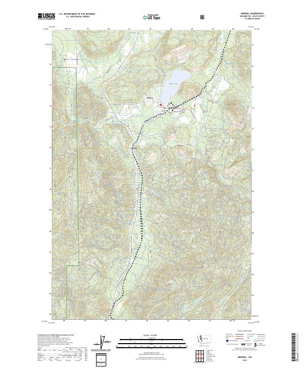 USGS Topographic Map – Mineral