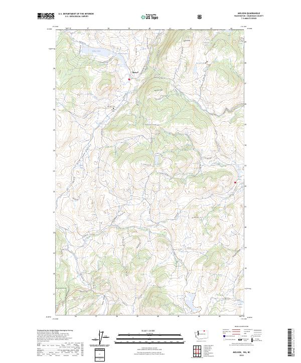 USGS Topographic Map – Molson