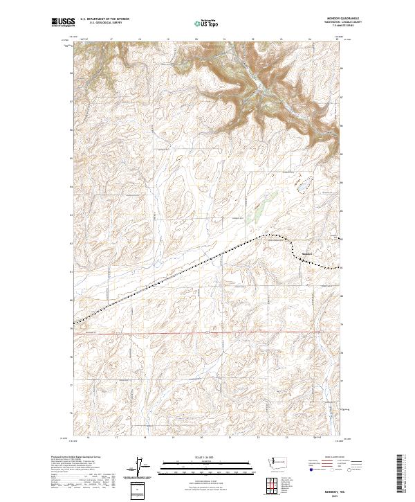 USGS Topographic Map – Mondovi