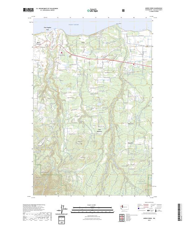 USGS Topographic Map – Morse Creek