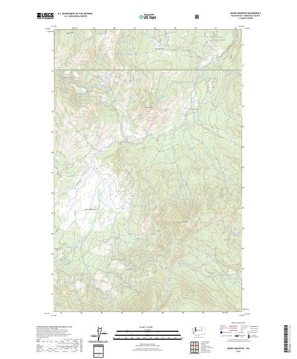 USGS Topographic Map – Moses Meadows
