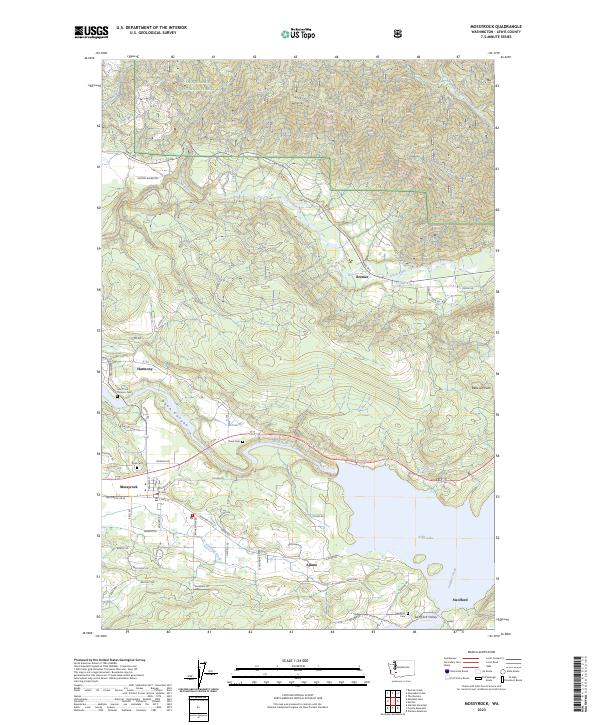 USGS Topographic Map – Mossyrock
