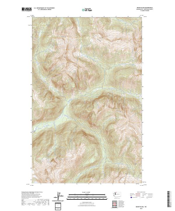 USGS Topographic Map – Mount Blum