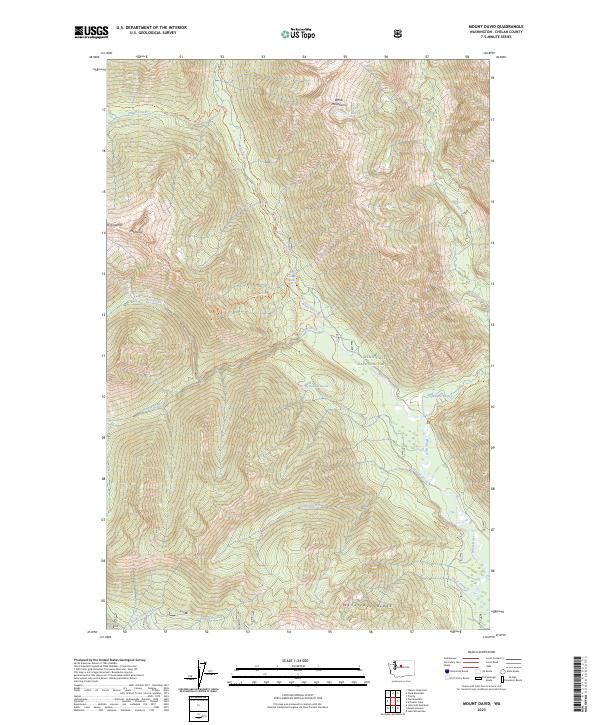 USGS Topographic Map – Mount David