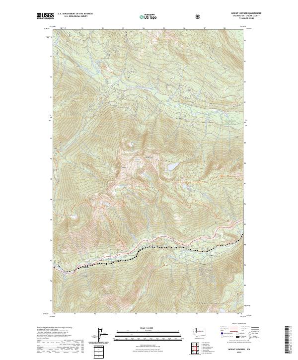 USGS Topographic Map – Mount Howard