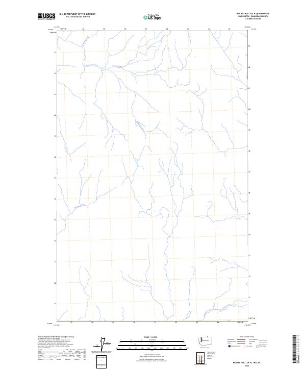 2023 Map of Mount Hull OE N, 2023 Print