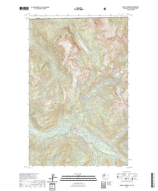 USGS Topographic Map – Mount Larrabee