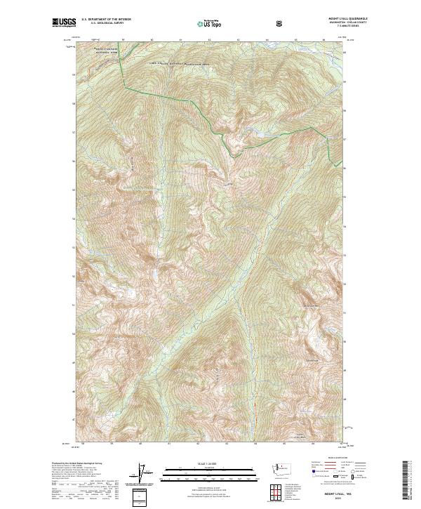 USGS Topographic Map – Mount Lyall