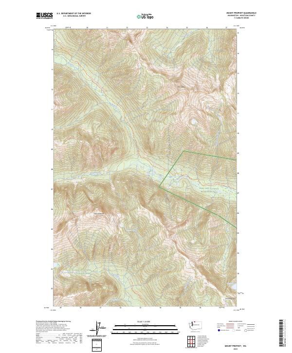 USGS Topographic Map – Mount Prophet
