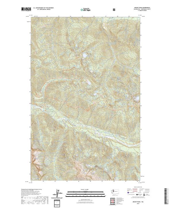 USGS Topographic Map – Mount Pugh