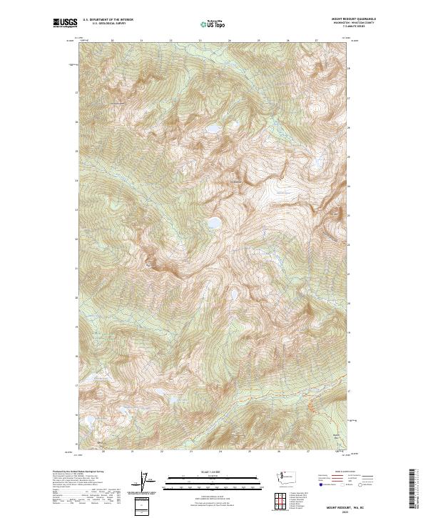 USGS Topographic Map – Mount Redoubt