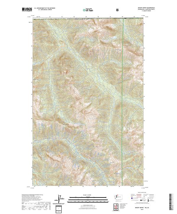 USGS Topographic Map – Mount Sefrit