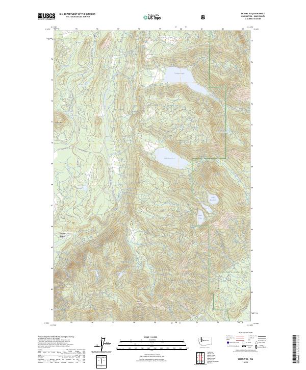 USGS Topographic Map – Mount Si